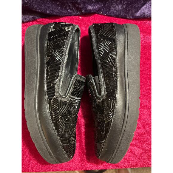 Donald/Pliner Women’s Blk Beaded Loafer Casual Slip-on Shoe - Picture 5 of 12